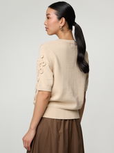 Image sur T-shirt en coton biologique tricoté