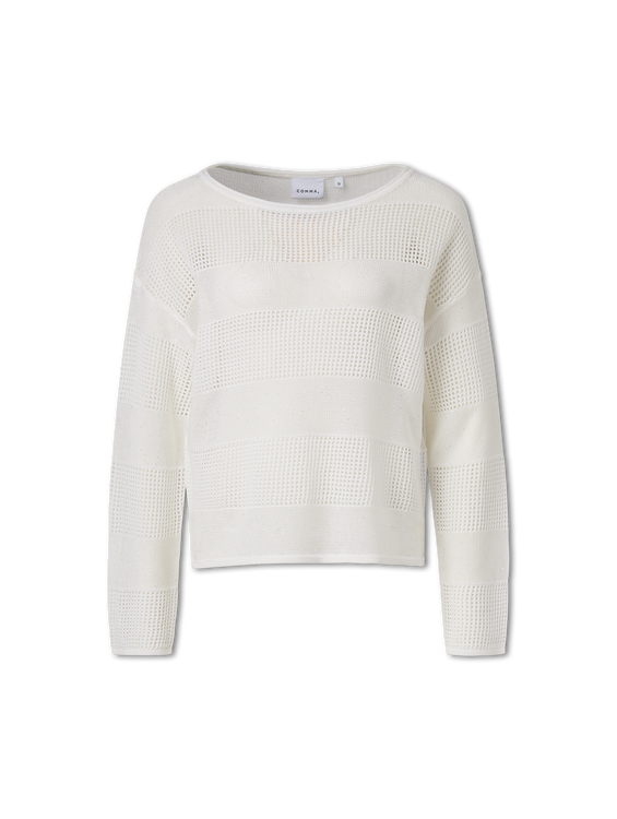 Bild von Pullover aus Lochstrick