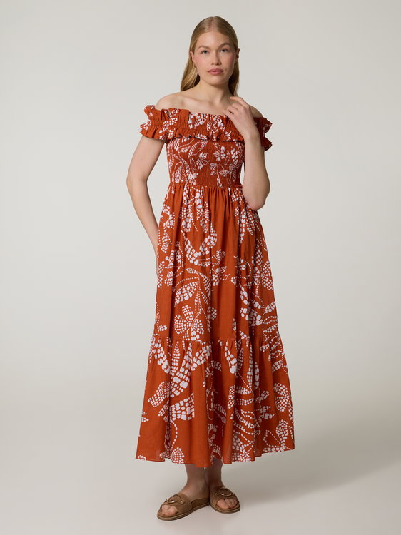 Image sur Robe longue en coton