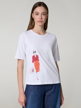 Image sur T-shirt à motif tendance