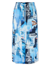 Bild von Midijupe mit Allover-Print