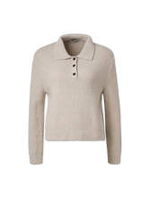 Bild von Strickpoloshirt aus Bouclé