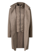 Image sur Manteau en laine à col montant