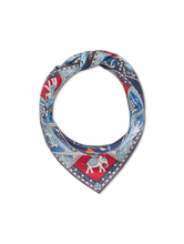 Bild von Seidenschal mit Paisleyprint