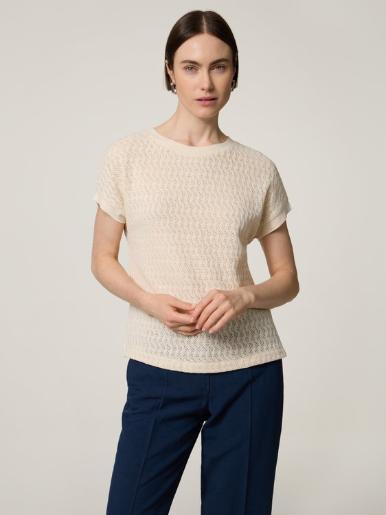 Bild von Strickshirt aus Baumwolle