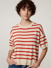 Bild von Strickshirt mit Leinen