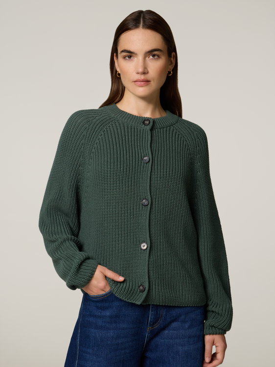 Bild von Strickjacke aus Bio-Baumwolle