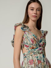 Image sur Robe de soirée à imprimé floral
