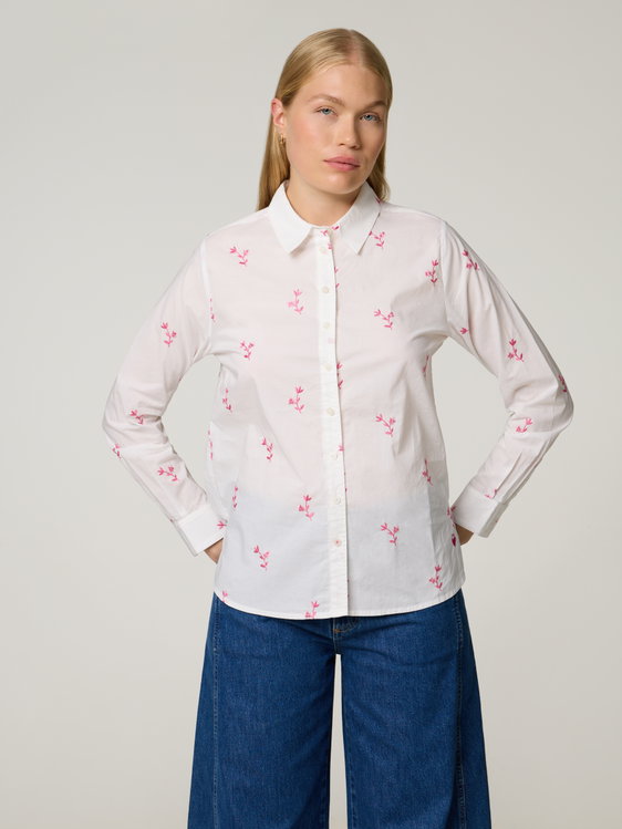 Bild von Bluse mit Stickereien