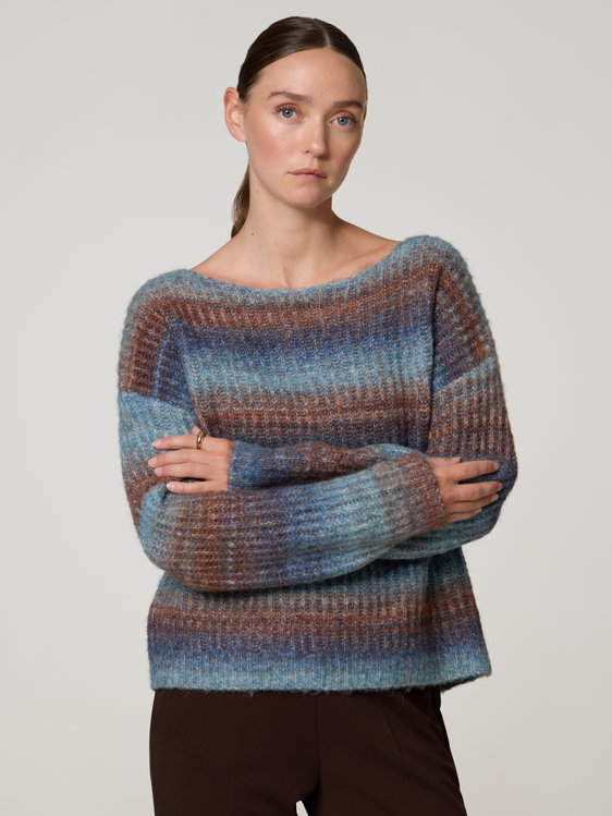 Image sur Pull à dégradé de couleurs