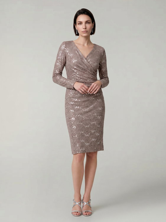 Bild von Cocktailkleid mit Pailletten