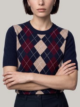 Bild von Kurzarmpullover aus Kaschmir