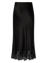 Bild von Jupe aus Satin mit Spitze