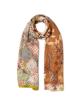 Bild von Seidenschal mit floralem Print