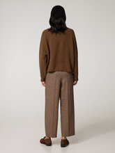 Bild von Bundfaltenhose mit Hahnentritt