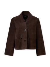 Bild von Lederjacke aus Veloursleder