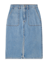 Bild von Jeansjupe mit Schlitz