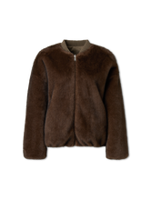 Image sur Blouson aviateur avec fausse fourrure