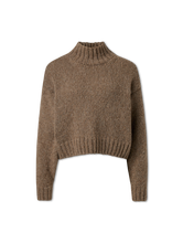 Image sur Pull tricoté en laine mélangée