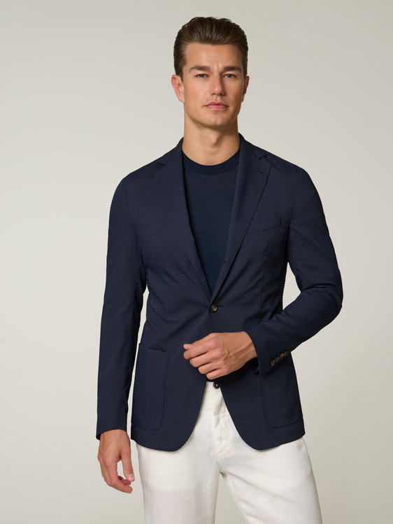 Image sur Veston en seersucker