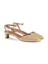 Bild von Pumps in Gold-Metallic