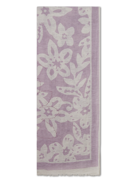 Bild von Schal mit Leinen