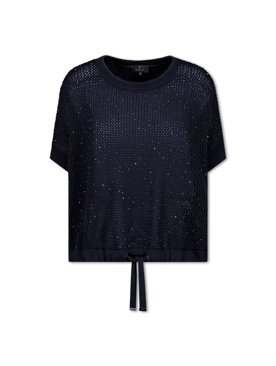 Bild von Pullover aus Lochstrick