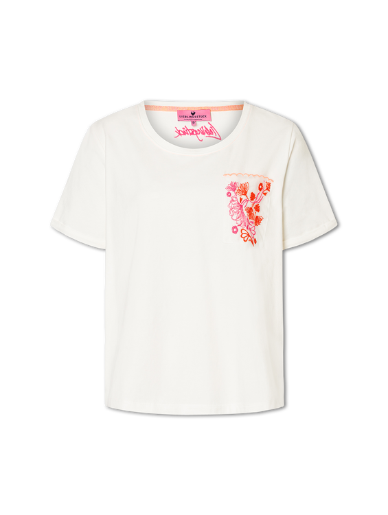 Bild von T-Shirt mit Stickerei