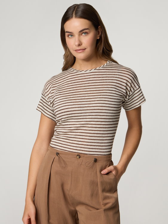 Bild von T-Shirt aus Leinen CIRCOLI