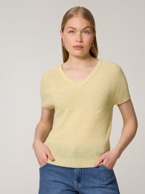 Bild von Strickshirt mit Glitzer