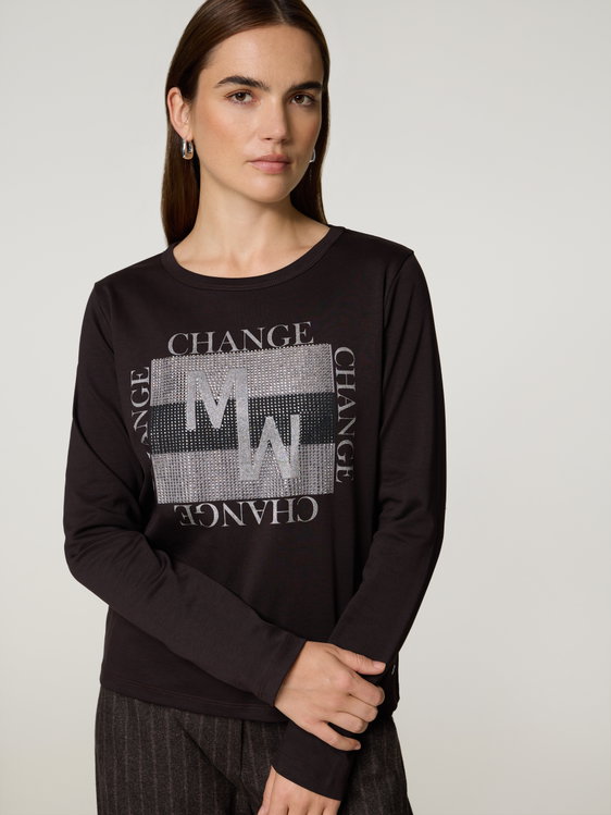 Bild von Langarmshirt mit Print