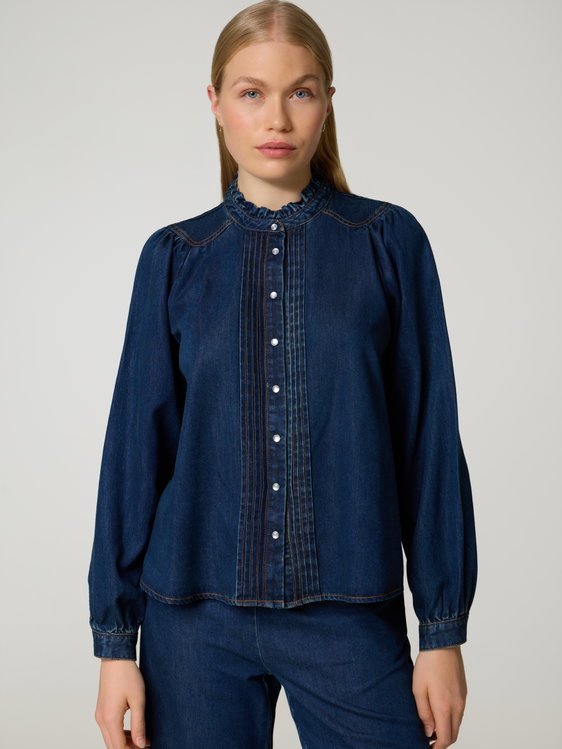 Image sur Chemisier effet denim LIZZY