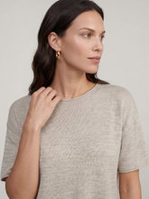 Image sur Pull en maille avec du lin