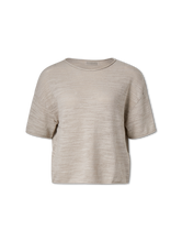 Bild von Strickshirt mit Leinen