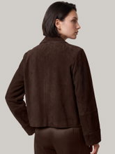 Bild von Lederjacke aus Veloursleder