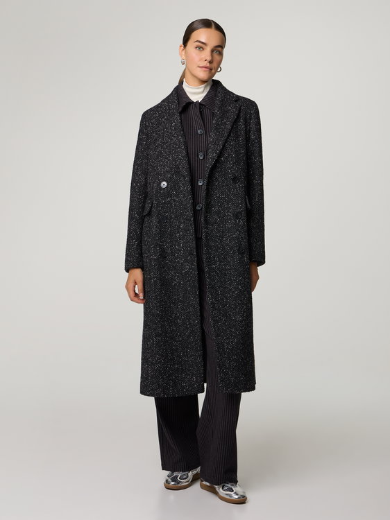 Bild von Doppelreihiger Mantel mit Wolle