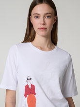 Image sur T-shirt à motif tendance