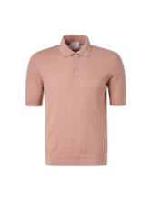 Bild von Strickpoloshirt aus Baumwolle