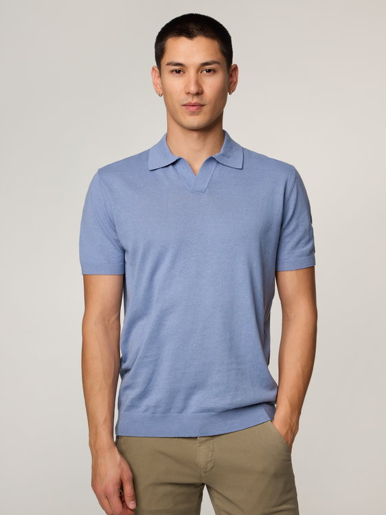 Bild von Strickpoloshirt im Slim Fit