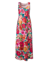 Image sur Robe longue à imprimé floral