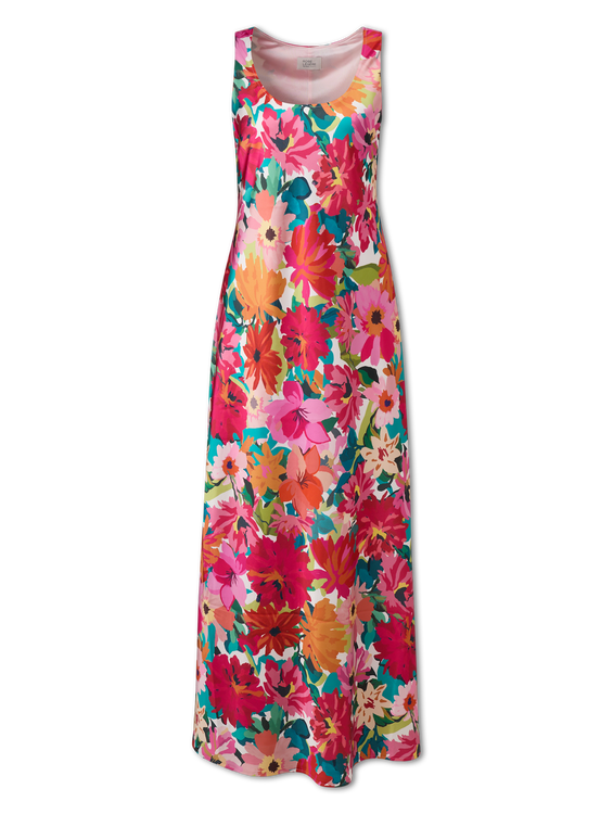 Image sur Robe longue à imprimé floral