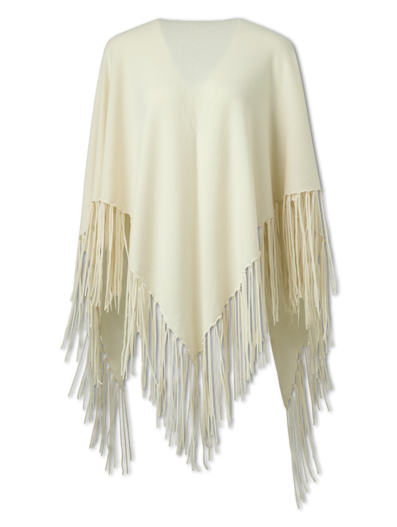 Bild von Poncho aus Kaschmir-Mix