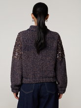 Bild von Strickjacke mit Pailletten