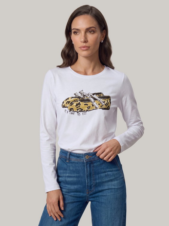 Image sur T-shirt à manches 3/4