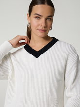 Image sur Pull en mélange de matières