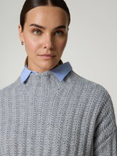 Bild von Pullover in breitem Rippstrick