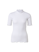Image sur T-shirt à côtes en coton bio