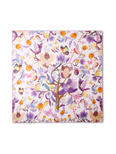 Bild von Seidentuch mit floralem Muster