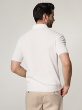 Bild von Strickpoloshirt aus Baumwolle