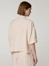Bild von Blusenshirt mit Leinen YARIKA